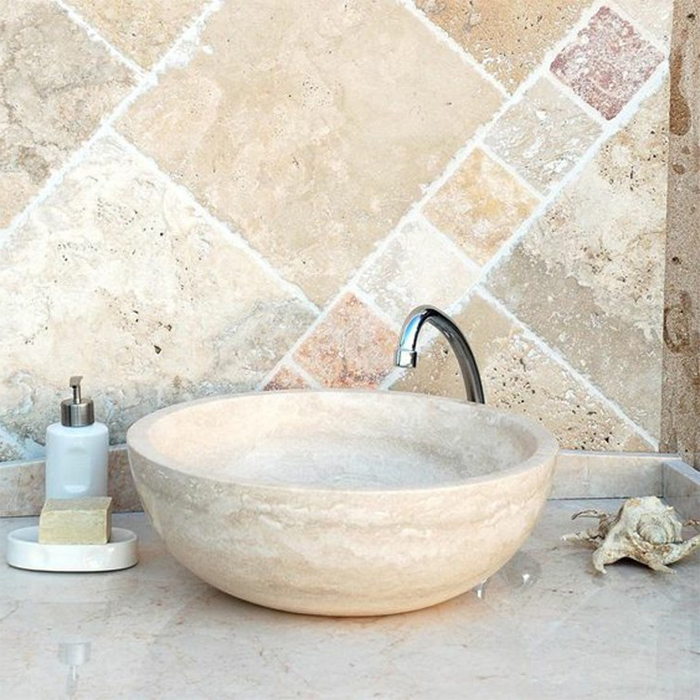 раковина из камня