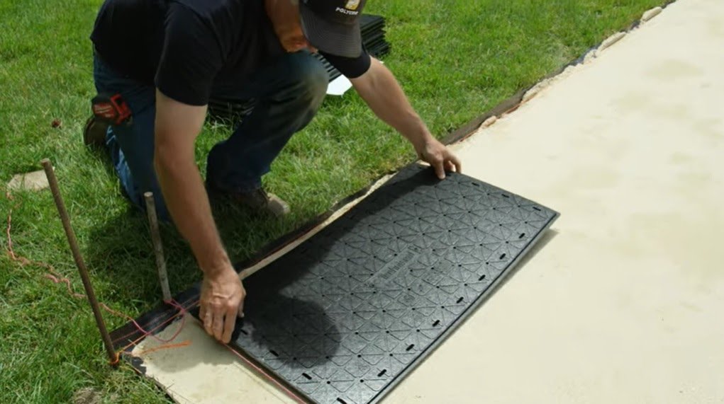 укладка гранитной плитки на улице
