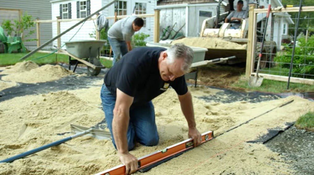 укладка гранита
