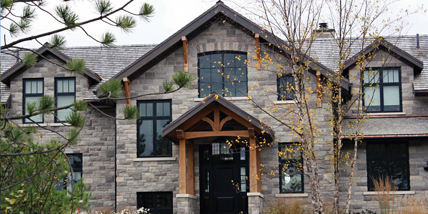 stone facade
